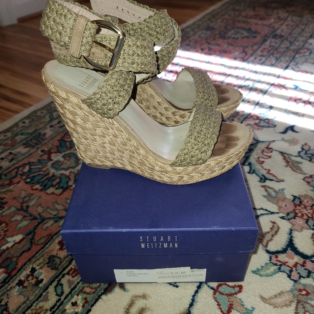 Stuart Weitzman Alex Swamp Wedge